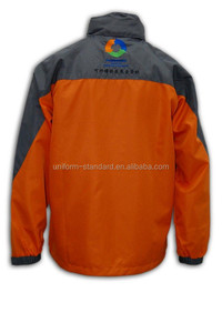 Nylon windbreaker chaqueta bordado de piel para hombres - Product Image 4