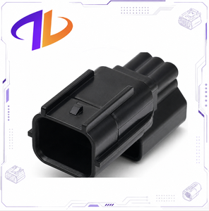 6-Pin 0.6mm Male/Female Rear Bumper Electric Eye Reverse Radar Sensor <b>Plug</b> Connector Copper Contact Nylon Housing 3A <b>12V</b> for - Product Image 4