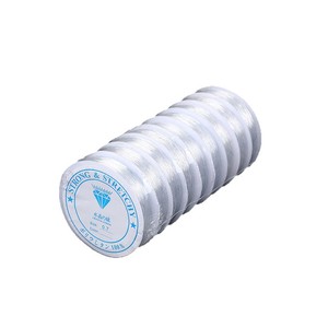 Hilo de cristal fuerte y elástico de 0.4mm 0.6mm, línea de pesca transparente y elástica para joyería, manualidades y bricolaje. - Product Image 5