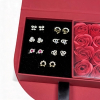 Boîte à bijoux et à lunettes écologiques faite à la main avec fermeture magnétique, poignée incurvée, réutilisable et portable, design haut de gamme