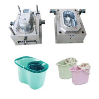 Oferta Especial: Molde de Inyección de Plástico para Cubo de Fregona 360, Fabricante de Moldes para Cubos de Fregona Giratorios, Producto para el Hogar