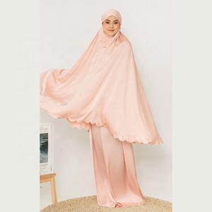 In magazzino all'ingrosso musulmano Design classico Khimar cappello preghiera vestiti donna Burqa <span class=keywords><strong>Dubai</strong></span> lungo Khimar Hijab - Product Image 1