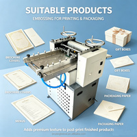 Machine à gaufrer le papier automatique de 320 mm / Gaufrageur de papier / Machine à graver le papier automatique pour t-shirts gaufrés