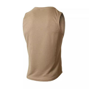 Débardeur de sport tricoté en maille pour homme, coupe ajustée, style racer à épaules larges, taille européenne, pour le commerce transfrontalier, idéal pour l'été et le fitness - Product Image 4