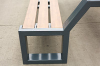 Table de pique-nique en bois WPC pour l'extérieur, usage commercial, pour restaurant, jardin, terrasse, aire de jeux, table et banc de jardinage