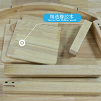 Ensemble Chaise et Bureau Pliables en Bois Massif de Haute Qualité, Design Moderne, Idéal pour l'Apprentissage et les Jeux des Enfants de Maternelle à Domicile