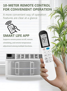 Climatiseur de fenêtre en forme de U BIBO, refroidissement rapide, refroidissement uniquement, 8000 BTU, 60 Hz, usage hôtelier - Product Image 5