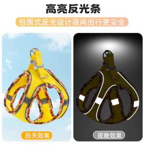 สายจูงสุนัขแบบมีแผ่นรองจับ สีพื้นเรียบง่าย พร้อมคลิปโลหะ - Product Image 4