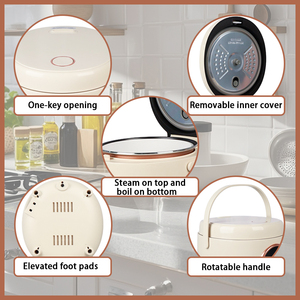 Factory Direct Cook Fast <b>Cookers</b> 110V-220 Volt Manufacture Home Cheapest <b>Electric</b> 4l High-capacity Rice <b>Cooker</b> Home Appliances - Product Image 5