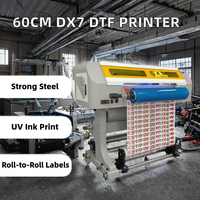 Imprimante numérique UV TPU DTF grand format 60CM, nouvelle machine d'impression d'autocollants en film TPU AB pour petites entreprises