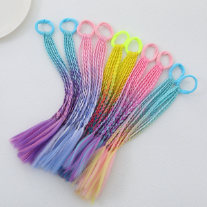 Cordons de cheveux tressés torsadés pour enfants, tresses de boxe colorées tendance, <span class=keywords><strong>accessoires</strong></span> capillaires pour coiffure quotidienne - Product Image 2