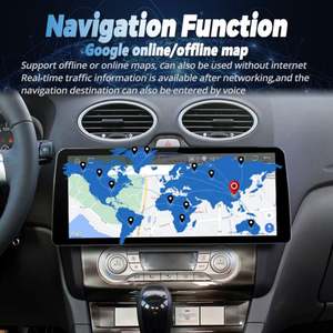 Reproductor de Video para Auto con Pantalla de 12.3 Pulgadas y Resolución de 1920*720, Android 13, Estéreo para Ford Focus Exi MT 2004-2011, GPS, Multimedia, Carplay, Unidad Principal - Product Image 4