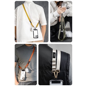 Tùy chỉnh thân thiện với môi Nylon dệt dây buộc với logo thăng hoa cho dây đeo điện thoại và Keychain koonong thương hiệu dệt vải - Product Image 2