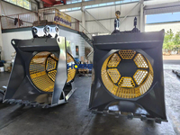 Godet de criblage rotatif hydraulique HOMIE 20-30 tonnes pour l'extraction de métaux ferreux, la construction et l'exploitation minière