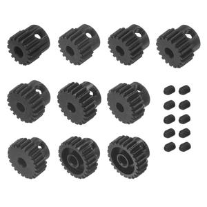 Set di motori a pignone cilindrico in metallo 10x per veicolo telecomandato auto RC su scala 1/10 - Product Image 3