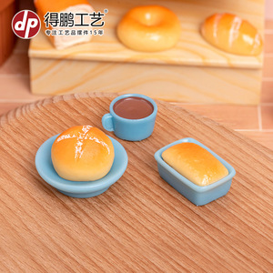 Juego de comida en miniatura Dp para panadería, accesorios de resina para casa de muñecas, decoraciones para sala de juegos infantiles - Product Image 3