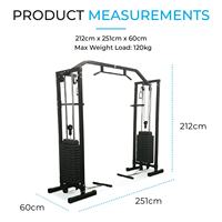 Máquina cruzada de cable de buena calidad multiestación de gimnasio en casa más popular