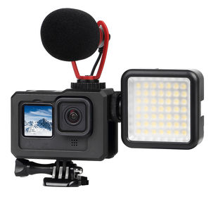 Boîtier en aluminium pour <span class=keywords><strong>GoPro</strong></span> <span class=keywords><strong>Hero</strong></span> 13/12/11/<span class=keywords><strong>10</strong></span>/9 Noir Protection Vlog Cage métallique Cadre pour accessoires Go Pro <span class=keywords><strong>Hero</strong></span> - Product Image 1