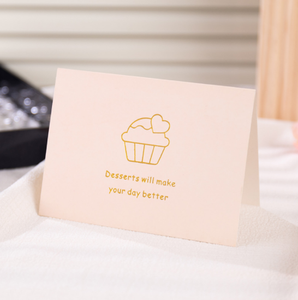 Nuevo Simple inglés plegable Universal gracias bendición regalo mensaje escrito a mano tarjeta y sobre conjunto tarjeta de felicitación - Product Image 6