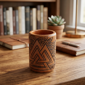 HA HANDICRAFT - Fournisseur en gros de tasses classiques en bois naturel faites à la main, écologiques, réutilisables, avec logo personnalisé, durables, adaptées au micro-ondes, pour restaurants - Product Image 1