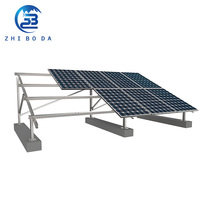 Offre Spéciale : Système de Montage Solaire pour Poteaux en Ciment Photovoltaïque – Structure au Sol en Acier au Carbone Galvanisé à Chaud