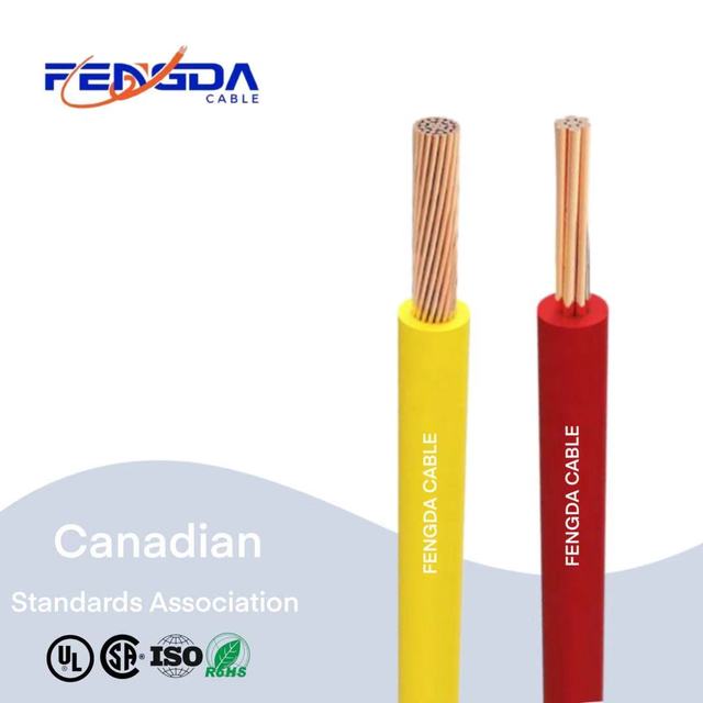 Fengda RHH/RHW-2 Copper Conductor XLPE Insulation Low Voltage Photovoltaic PV Solar Panels Building Wire
