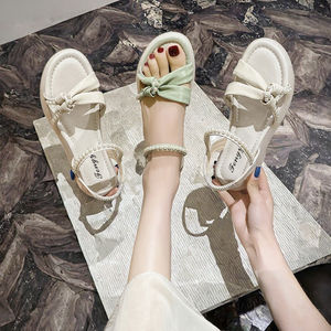 Mules de Mujer con Punta Abierta y Tiras Suaves, Suelas de PU Antideslizantes, Transpirables y Ligeras, Tendencia de Moda Primavera/Verano - Product Image 3