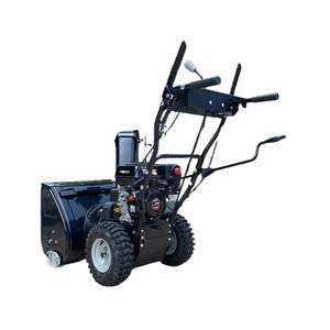 Soplador de Nieve Pequeño a Gasolina, de Empuje Manual, con Disco de Fricción, Secador de Nieve, Barredora de Pisos para Remover Nieve - Product Image 3