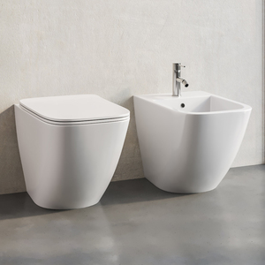 Inodoros cuadrados ocultos, inodoro con marca de agua color caqui, equipo de baño portátil, sanitario opaco, conjunto de inodoro de pared, asiento cómodo - Product Image 2