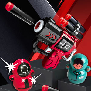 Pistola de Juguete de Bolas Blandas Roja y Negra, Juguete de Plástico para Juegos de Disparos para Niños - Product Image 4