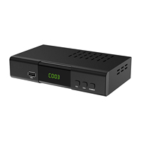 Décodeur numérique Dd Free Dish Mpeg4, double cœur, tuner TV numérique Full HD T2 avec ports USB WIFI AV