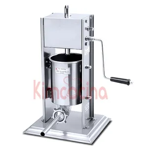 Comercial 3L Heavy Duty Alta Eficiência Manual Rápido Salsicha Filler com twister salsicha stuffer Para Venda