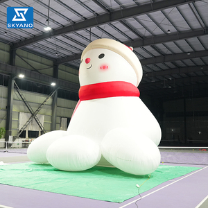Dẫn chiếu sáng <span class=keywords><strong>Inflatable</strong></span> quảng cáo Tuyết Linh vật bơm hơi khổng lồ phim hoạt hình tuyết cổ tích mũ đỏ <span class=keywords><strong>Inflatable</strong></span> <span class=keywords><strong>Snowman</strong></span> - Product Image 5