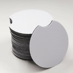 Sous-verres vierges en caoutchouc personnalisables avec logo, carrés ou ronds, pour boissons et voitures, parfaits pour la sublimation - Product Image 6