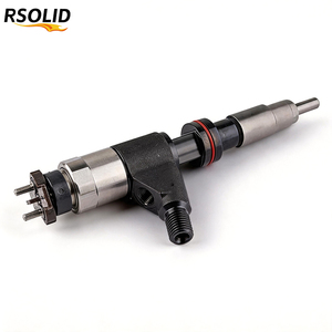 หัวฉีดดีเซล Rsoliddiesel 095000-6320 RE531210 Denso CR สำหรับเครื่องยนต์ดีเซล John Deere 4045T 6068T 6130 6230 อะไหล่เครื่องยนต์ - Product Image 1