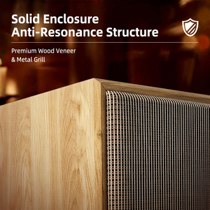 Altavoz Monitor Hi-Fi CHORDIO HT-8 Classic Walnut, Configuración de Audio Retro Profesional para una Experiencia Inmersiva <span class=keywords><strong>en</strong></span> Películas y <span class=keywords><strong>Música</strong></span> - Product Image 4