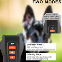 Dispositif anti-aboiement Saijzek 1200 mAh pour chiens, dispositif de dissuasion contre les aboiements de chien, arrêt des aboiements de chien, portée de 50 pieds, rechargeable, indicateur LED