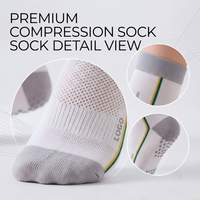 Chaussettes de sport personnalisables pour adolescents et adultes, chaussettes de compression, absorbant la transpiration, chaussettes de football antidérapantes, chaussettes de cyclisme avec logo personnalisé, chaussettes de printemps