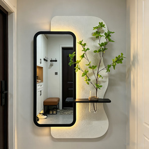 <span class=keywords><strong>Grand</strong></span> <span class=keywords><strong>miroir</strong></span> mural décoratif lumineux avec éclairage LED pour entrée, <span class=keywords><strong>miroir</strong></span> pleine longueur, art mural pour <span class=keywords><strong>salle</strong></span> <span class=keywords><strong>de</strong></span> <span class=keywords><strong>bain</strong></span> - Product Image 3