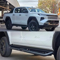 Nouveau modèle Toyota Hilux Travo 2026+ Style GR Marchepieds latéraux en fer robustes Barres de protection tout-terrain Accessoires