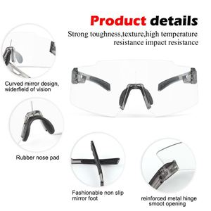 Gafas de Sol Deportivas XUNQI Fotocromáticas con Marco de PC para Ciclismo, Béisbol y Deportes al Aire Libre, Personalizables para Hombre, con Estuche - Product Image 2