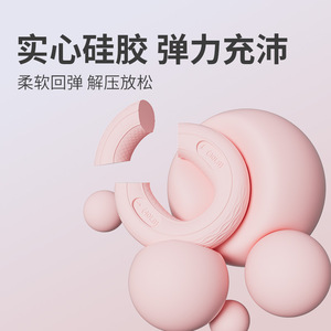 Silicone Hand Grip Strengthener Adjustable Resistance 10-60Lb Fitness <b>Training</b> Rehabilitation Exercise For All Ages - Product Image 3