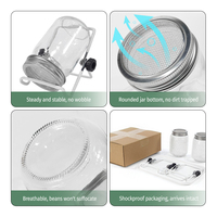 Pot à germination unique de 30 oz à large ouverture, germeur de graines décoratif d'intérieur et kit de germination de qualité supérieure