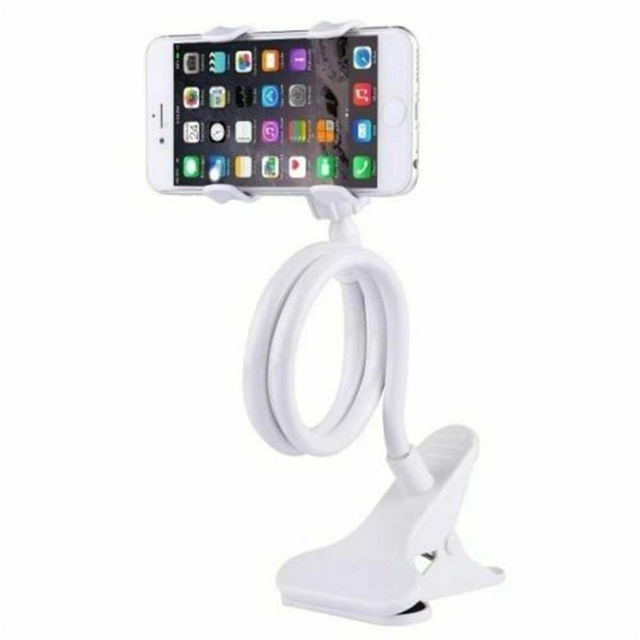 High Quality Universal Lazy Mobile Phone Gooseneck Stand Holder Flexible Bed Desk Table Clip- Box Packaging