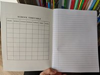 Cahier d'exercices économique Ghana Note 1 pour l'école primaire, ligné simple, 80 pages