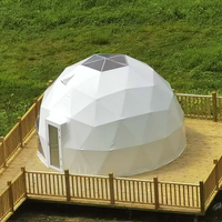 FEAMONT Tente de salon commerciale transparente robuste 4m 5m 6m Dôme de glamping pour événements en plein air Fêtes Mariages et camping