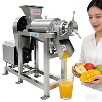 Extracteur de jus automatique à froid pour carottes, fruits, légumes, oranges et cannes à sucre – Machine à jus en spirale commerciale