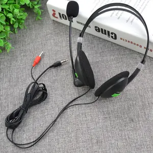 מכירה לוהטת Wired Usb אוזניות אוזניות עם מיקרופון עבור מחשב נייד אוזניות