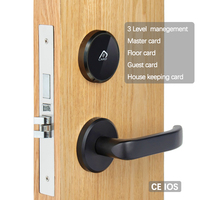 Grado superior 304 Acero inoxidable puro sin llave electrónico RFID CE FCC certificado SISTEMA DE Hotel cerradura de tarjeta cerradura inteligente
