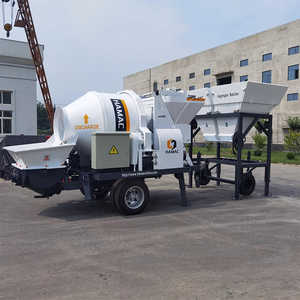 Mini Mezcladora de Concreto Diésel con Bomba y Bomba Mezcladora Autocargable de 180L de Capacidad de Carga para Industrias de la Construcción - Product Image 1